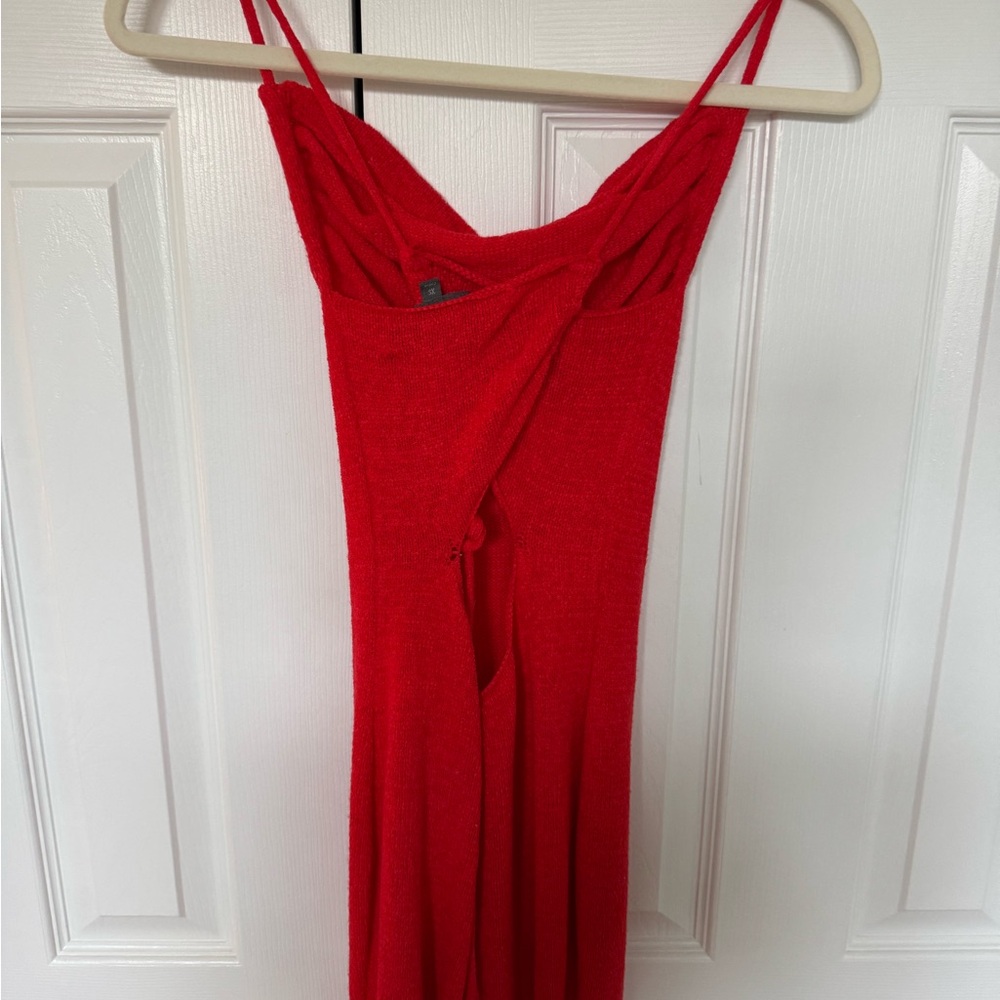Sunday in Brooklyn Vibrant Red Knit Top